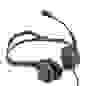Гарнитура Logitech PC960 |981-000100| черная, USB, поворотный микрофон, пульт управления на кабеле, |981-000100| кабель 2.4м
