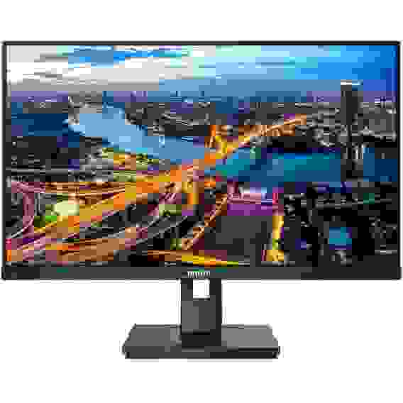 Монитор 27" PHILIPS 275B1 IPS, 2560x1440, 75Hz, 4ms, 350сd/m, 1000:1 | HDMI(1.4), DVI, DP(1.2), 4xUSB 3.2 | HAS, Pivot, Swivel, InPSU, Speakers, Vesa 100, Black