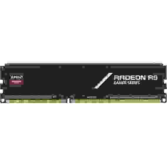 Модуль памяти AMD Radeon™ R9 Gamers Series Black Gaming Memory R9S416G3206U2S 16GB DDR4 3200 DIMM Non-ECC, CL16, 1.35V, Heat Shield, RTL, (183047) {40}