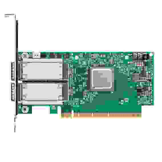 Сетевой адаптер Mellanox MCX556A-ECAT ConnectX-5 Ex VPI Adapter Card EDR IB and 100GbE Dual-Port QSFP28 PCIe3.0 x16 Tall Bracket, RTL {22} (480320)