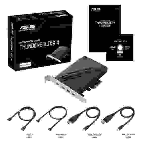 Контроллер ASUS THUNDERBOLTEX 4 /2 TB4 USB4 TYPE C ADD ON CARD
