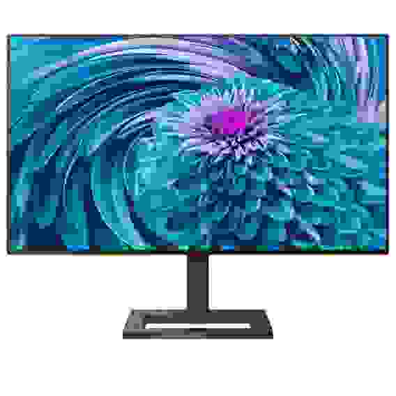 Монитор Philips 27" 275E2FAE (00/01) Black (IPS, 2560x1440, HDMI+DP, 1 ms, 178°/178°, 350 cd/m, 1000:1, MM Pivot) (767655) (767648)