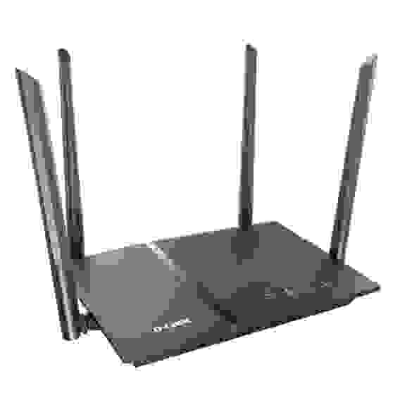 Маршрутизатор D-Link DIR-1260/RU/R1A (беспроводной двухдиапазонный гигабитный AC1200 Wave 2) с поддержкой MU-MIMO, 3G/LTE и USB-портом (456169)