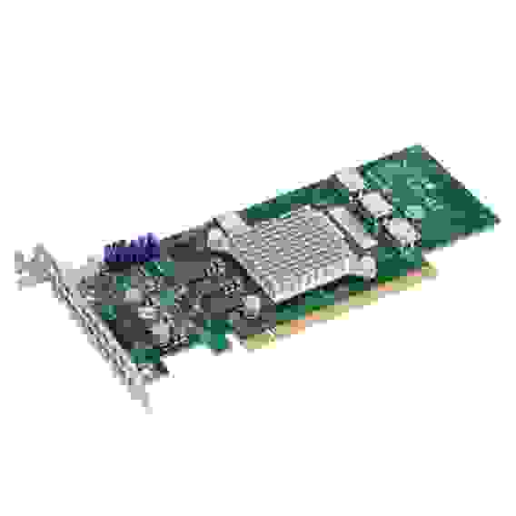 Контроллер SuperMicro AOC-SLG3-4E4T-O Quad port OCuLink retimer NVMe SSD add-on card for PCIe Gen3 x16 slot (252220) {10}