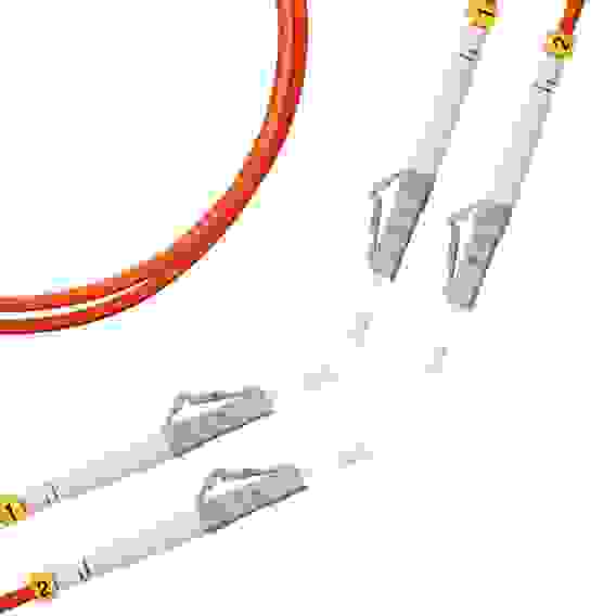 Шнур оптический PAT.2044 Патчкорд LC(UPC)-LC(UPC) MM OM2 3mm duplex LSZH - 5m
