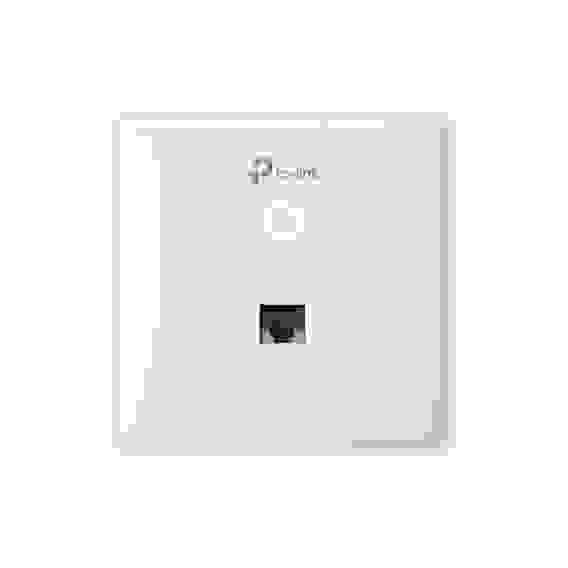 Точка доступа Wi-Fi TP-LINK EAP115-Wall N300 Wi-Fi точка доступа для монтажа в стену, чипсет Qualcomm, до 300 Мбит/с на 2,4 ГГц, поддержка стандартов 802.11b/g/n, 2 порта 10/100 Мбит/с LAN, поддержка 802.3af PoE, {36} (093457)