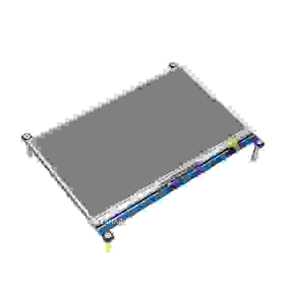 Модуль дисплея ACD18-RA418 Waveshare 7" резистивный сенсорный дисплей без корпуса, 1024*600 IPS матрица, вход HDMI, питание по USB, для Raspberry Pi
