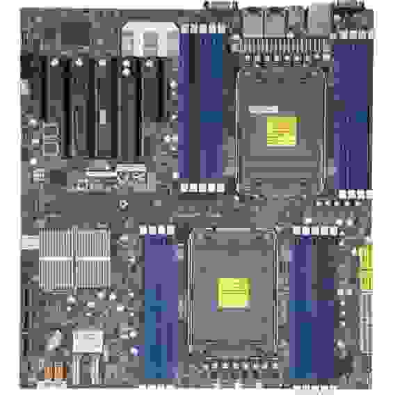 Материнская плата SuperMicro MBD-X12DPI-N6-O 3rd Gen Intel® Xeon® Scalable processors Dual Socket LGA-4189 (Socket P+) supported, CPU TDP supports Up to 270W TDP, 3 UPI up to 11.2 GT/s,Intel® C621A,Up to 4TB 3DS ECC RDIMM, DDR4-3200MHz,