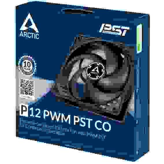 Вентилятор корпусной ARCTIC Cooling P12 PWM PST CO (black/black) (ACFAN00121A) (701358)