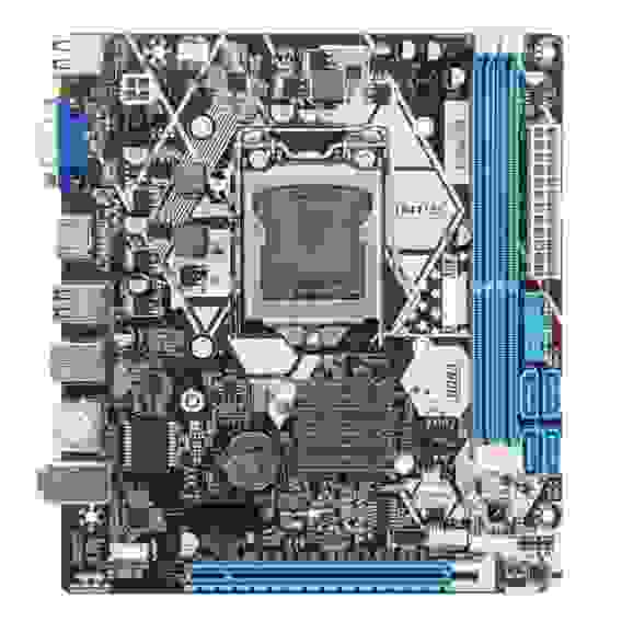 Материнская плата Esonic H61FHL Socket 1155, Intel®H61, 2xDDR3-1333, D-SUB+HDMI, 1xPCI-Ex16,1xPCI-EX1, 4xSATA2, 8 Ch Audio, Lan, (6+2)USB2.0, mATX, RTL {20}