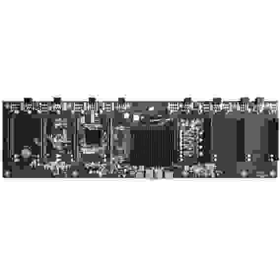 Материнская плата с ЦПУ Afox AFHM65-ETH8EX Intel HM65+ Intel Celeron,1XDDR3-1600MHZ,8XPCI-EX16,1XSATA2,1XMSATA2,100LAN MATX, RETAIL PACK, RTL {10} (783903)