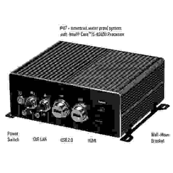 Одноплатный компьютер GIGAIPC QBiX-WP-WHLA8265H-A1 IP67 - Industrial water proof system with Intel® Core™ i5-8265U Processor