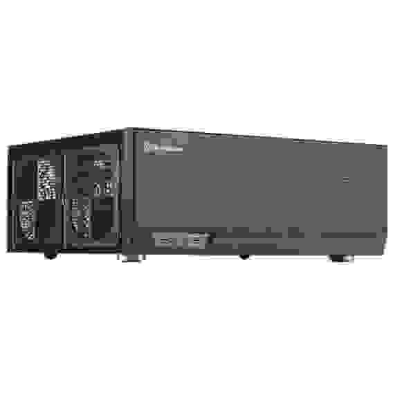 Корпус Silverstone SST-GD09B Grandia HTPC ATX Computer Case, Silent High Airflow Performance, black (221280)