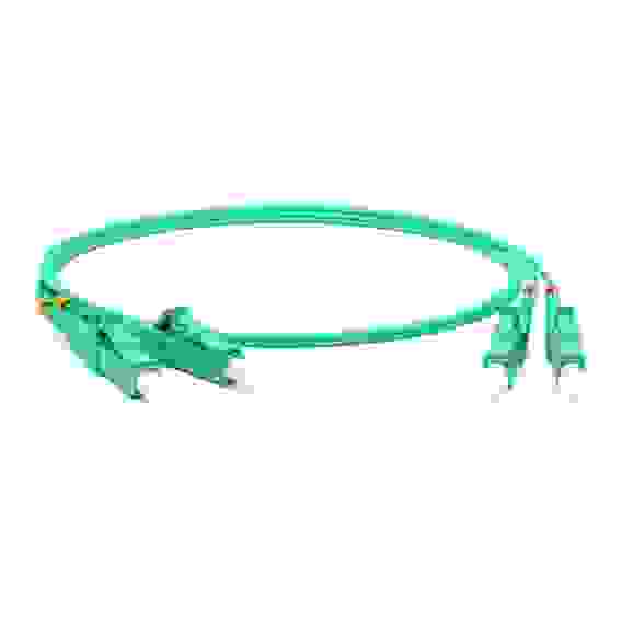 Кабель Hyperline FC-D2-503-LC/PR-LC/PR-H-20M-LSZH-AQ Патч-корд волоконно-оптический (шнур) MM50/125 (OM3), LC-LC, duplex, 10G/40G, LSZH, 20 м
