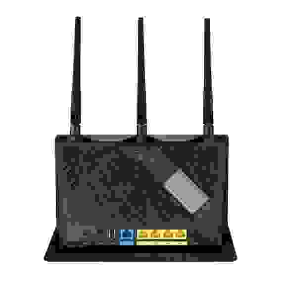 Маршрутизатор ASUS 4G-AC86U LTE WiFi 5 3x1G USB 1733+800Mbps 5GHz/2.4GHz {5} (730327) (90IG05R0-BM9100)