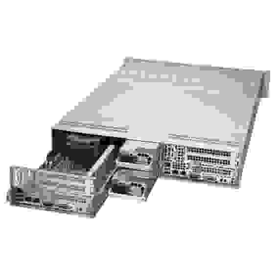 Платформа системного блока SuperMicro SYS-6029TR-DTR 2*node 2*LGA3647, C621, 8*DDR4(2933, 6*3.5" HS SATA3, 2*PCIE, 2*Glan, IPMI lan, 2*USB 3.0, VGA, COM 2*1200W