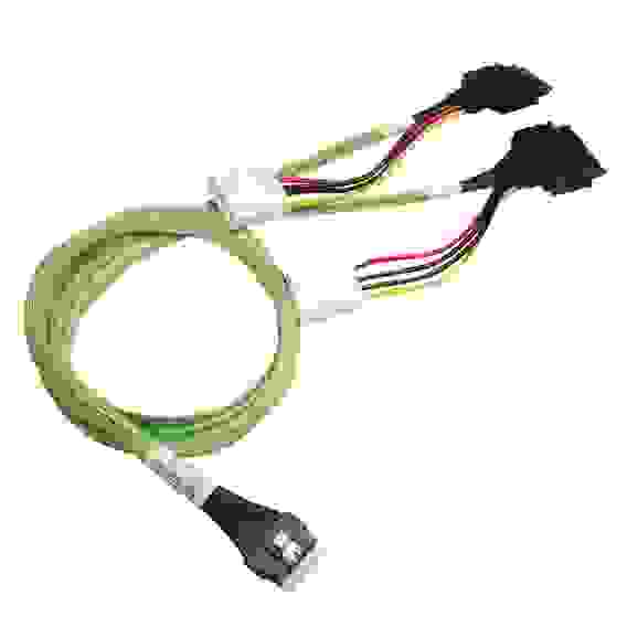 Кабель ACD-60005-MD Slimline SASx8 (SFF8654) -to- 2x U.2 Direct, 1M, (аналог Broadcom 05-60005-00)