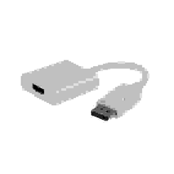 Переходник Cablexpert DisplayPort -> HDMI Cablexpert A-DPM-HDMIF-002-W 20M/19F, белый, пакет (078733)