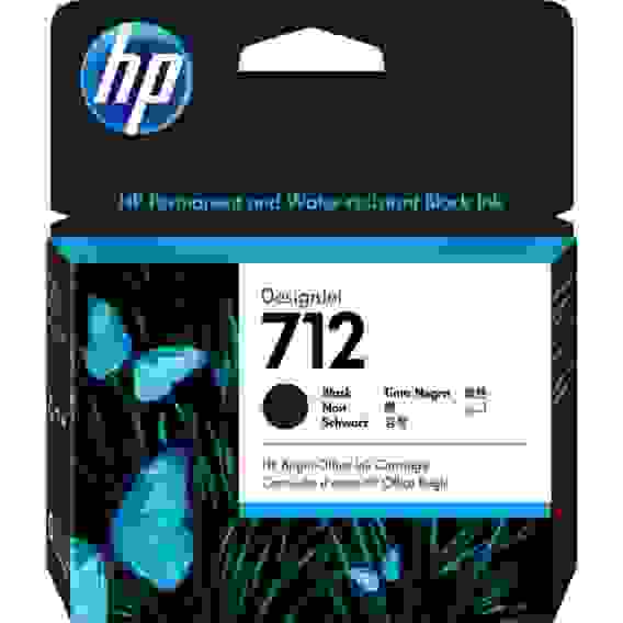 Картридж HP 712 для DJ T230/T630/T650/Studio, черный, 80 мл