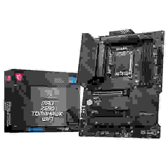 Материнская плата MSI Bad Pack MAG Z690 TOMAHAWK WIFI MS-7D32\MAG Z690 TOMAHAWK WIFI\601-7D32-04S,30\801-7A94-104\STD MAG Z690 TOMAHAWK WIFI, Z690, LGA1700, 4DDR5, 3PCIEx16,1PCIEx1,4M.2,6SATA3,1USB3.2 Gen2X\, (911-7D32-08S) (896683)