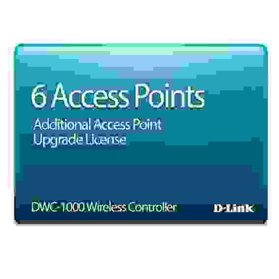 Лицензия D-Link DWC-1000-AP6-LIC Управление 6 дополнительными точками доступа для DWC-1000