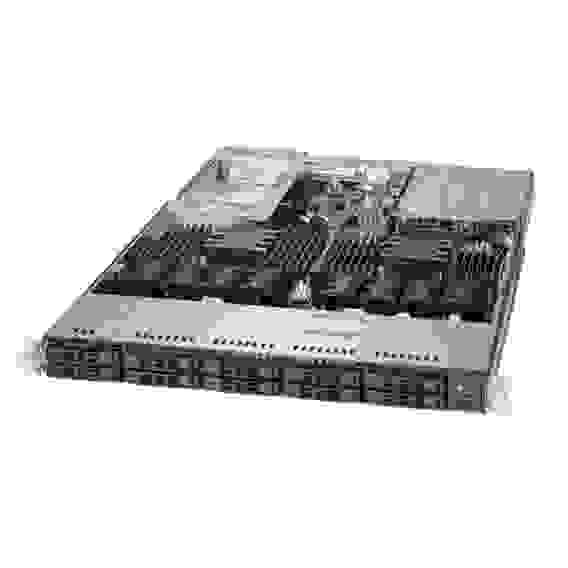 Платформа системного блока SuperMicro SYS-1029U-TR4 1U, 2xLGA3647 (up to 205W), iC621 (X11DPU), 24xDDR4, up to 10x2.5 HDD, 4x1GbE, 2x PCIEx16, 1x PCIEx8 LP, 1x PCIEx8 internal LP, 2x 750W