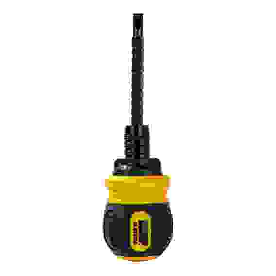 Двухсторонняя отвертка с трещеткой Deli DL626010 PH2+SL6x85мм, сталь CrV, длина: 95-140 мм, диаметр хвостовика 6,3мм.