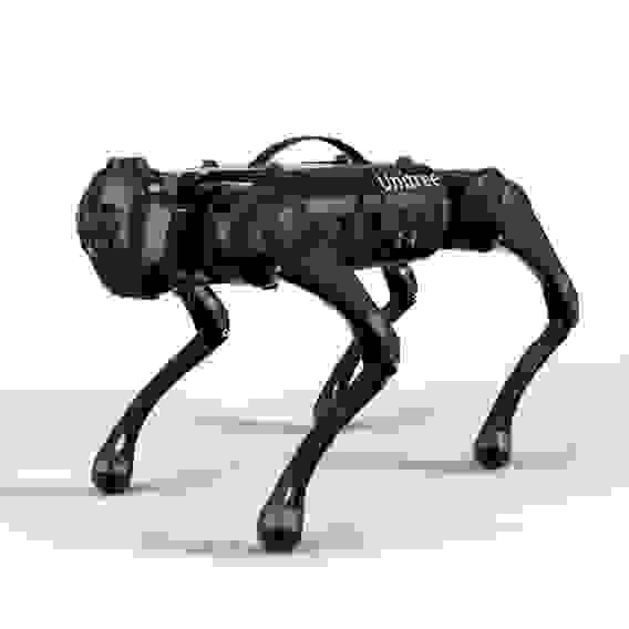 Робот Unitree Go1 Quadruped robot black Go1 Quadruped robot четырехопорный робот модели Go1 комплектации Edu (GO1-EDU BLACK)