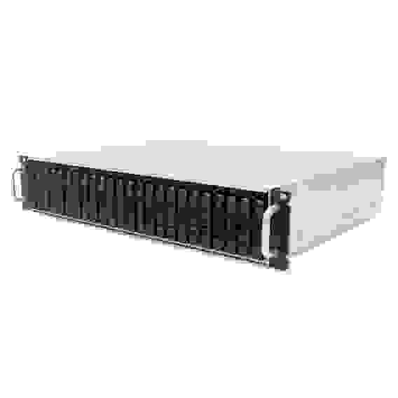 Корпус AIC XJ1-20246-02 2U 24x 2.5" hot-swap bays, hot-swap JBOD with dual SAS 12G expander controller, dual BMC, tool-less HDD tray, 550W 1+1 hot-swap redundant 80+ platinum, tool-less rail kit 35X series