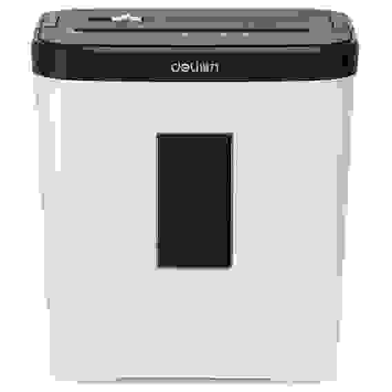 Шредер Deli Shred capacity: 5 Shred size: 4*25 Working time: 5min Bin capacity: 12L