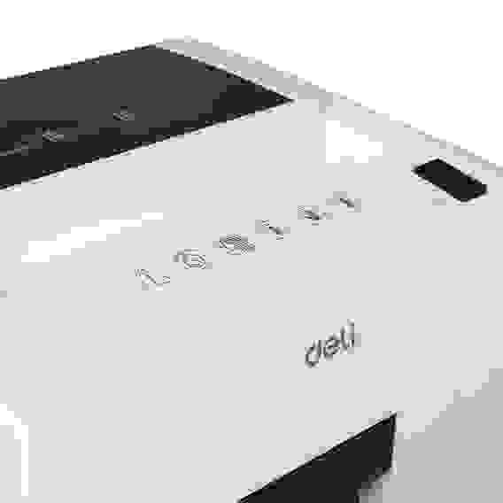 Шредер Deli Shred capacity: 10 Shred size: 4*25 Working time: 10min Bin capacity: 23L