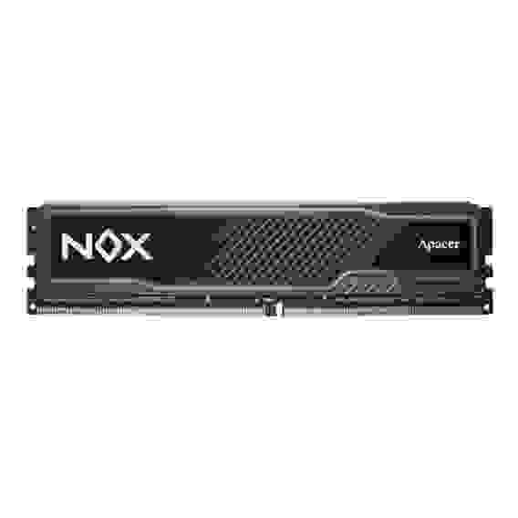 Модуль памяти Apacer NOX Black Gaming Memory AH4U08G32C28YMBAA-1 8GB DDR4 3200 DIMM Non-ECC, CL16, 1.35V, Intel XMP 2.0, Heat Sink, RTL