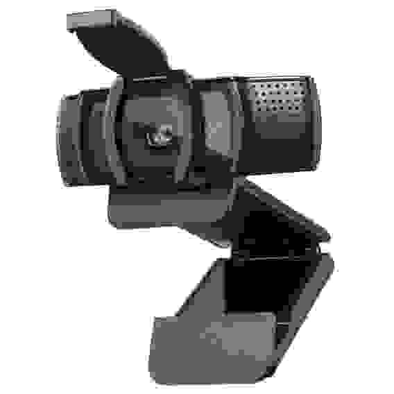 Веб-камера Logitech C920S Pro HD черная, 3Mp, FHD 1080p@30fps, автофокус, угол обзора |960-001252| 78°, складная подставка, USB2.0, кабель 1.5м