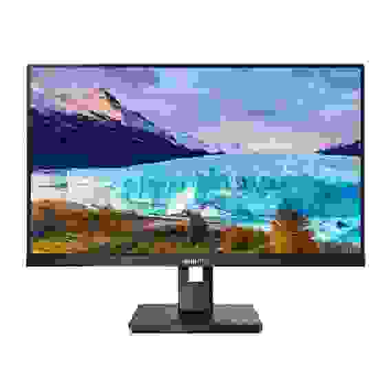 Монитор 23.8" PHILIPS 243S1 IPS, 1920x1080, 75Hz, 4ms, 300сd/m, 1000:1 | HDMI(1.4), DP(1.2), Type-C(PD-65W), 4xUSB | HAS, Pivot, Swivel, InPSU, Speakers, Vesa 100, Black