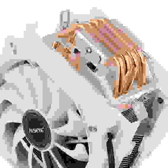 Вентилятор ALSEYE S120D-W Universal, TDP 135W, 2x120FAN, 4 heat pipe, WHITE, PWM, RTL{20} (874265)
