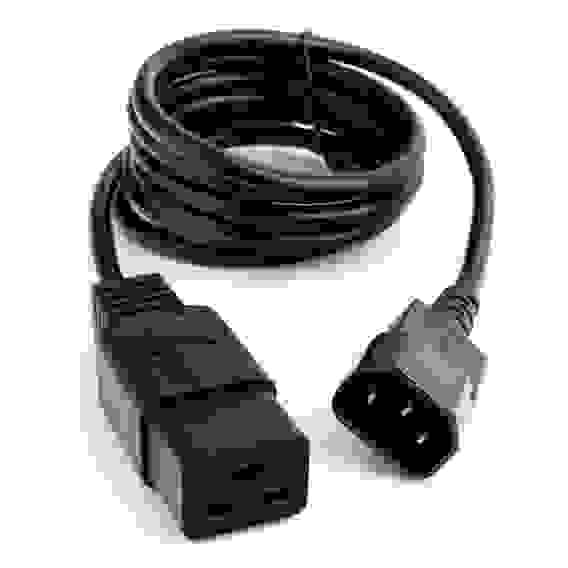 Кабель питания Cablexpert PC-189-1-1 1.8м, C14- C19, 3x1кв.мм, черный, с заземлением