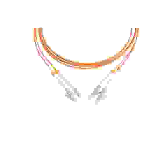 Кабель Hyperline FC-D2-50-LC/PR-LC/PR-H-10M-LSZH-OR Патч-корд волоконно-оптический (шнур) MM 50/125, OM2, LC-LC, 2.0 мм, duplex, LSZH, 10 м (002396)