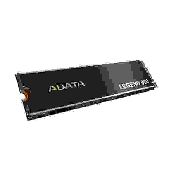 Твердотельный накопитель SSD ADATA ALEG-960-4TCS PCIe Gen4x4 with NVMe, 7400/6800, IOPS 700/550K, MTBF 2M,3D NAND, 3120TBW, 0,43DWPD, Heat Sink, SMI SM2264, Work with PS5, RTL (938145)