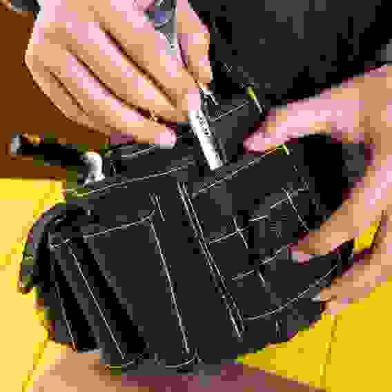 Поясная сумка монтажника Deli DL-P5 270 x 190 x 140мм, 7 карманов, ткань Оксфорд 600D