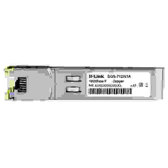 Модуль D-Link 712/A2A SFP-трансивер с 1 портом 1000Base-T (до 100 м) SFP-трансивер с 1 портом 1000Base-T (до 100 м) (469695)