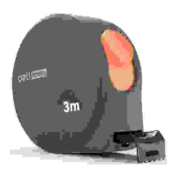 Рулетка Home Series Gray HT8316C 3м х 16мм, эксклюзивный дизайн, корпус - высококачественный софттач пластик