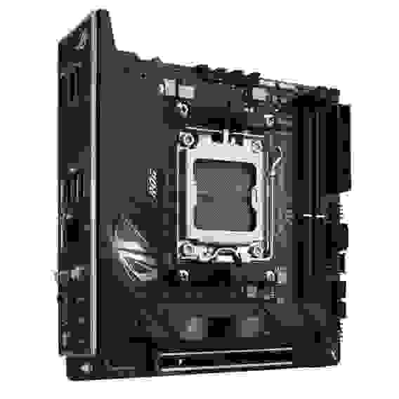 Материнская плата ASUS ROG STRIX B650E-I GAMING WIFI AM5 mini-ITX 2xDDR5 PCIEx16 2xM.2 2xUSB-C HDMI 2.5GLAN Wi-Fi 6E (90MB1BI0-M0EAY0)