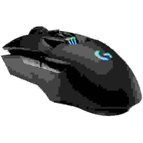 Мышь игровая Logitech G903 Lightspeed Hero |910-005673| черная, 100-16000dp беспроводная 100-16000dp Hero 25K, 2.4GHz и Bluetooth, USB приемник LIGHTSPEED™, 11 кнопок, Li-Po + USB 1,8м, под обе руки