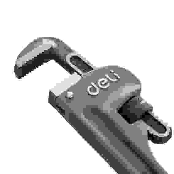 Трубный ключ Стиллсона облегченный Deli DL105014 320мм, максимальное открытие 48мм, Cr-Mo + углеродистая сталь