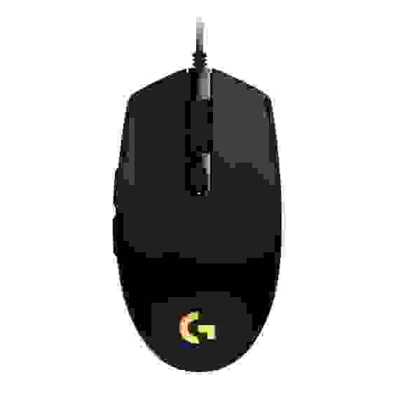 Мышь игровая Logitech G102 LIGHTSYNC Black |910-005808| черная, оптическая, 200-8000dpi, 2.1м USB 2.0, 6 программируемых кнопок, RGB подсветка, под обе руки