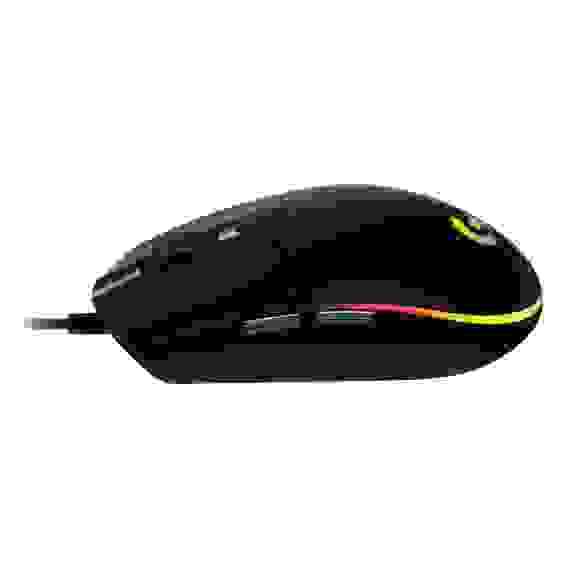 Мышь игровая Logitech G102 LIGHTSYNC Black |910-005808| черная, оптическая, 200-8000dpi, 2.1м USB 2.0, 6 программируемых кнопок, RGB подсветка, под обе руки