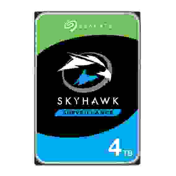 Жесткий диск Seagate SkyHawk Surveillance ST4000VX016 4TB 3.5" SATA 6Gb/s, 5400rpm, 256MB, 24x7, CMR, Air, Bulk