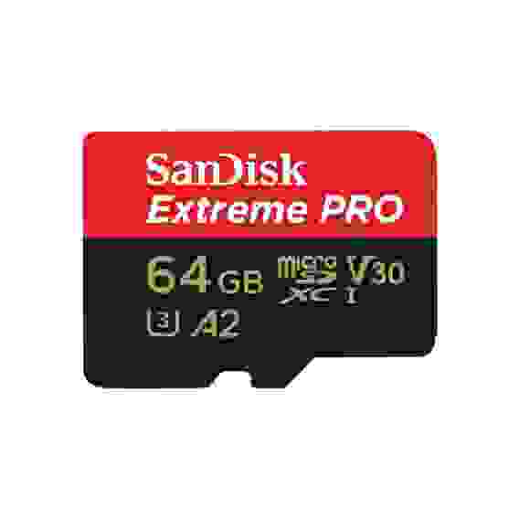 Карта памяти SanDisk Extreme Pro microSD UHS I Card 64GB |SDSQXCU-064G-GN6MA|