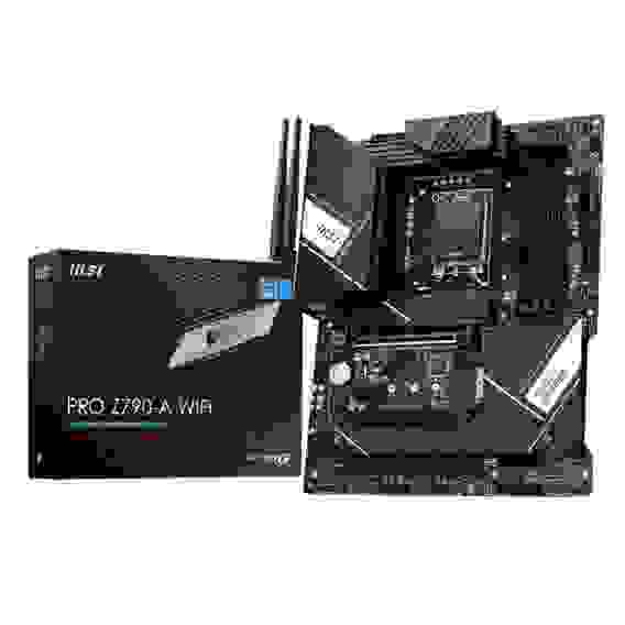 Материнская плата MSI Bad Pack PRO Z790-A WIFI MS-7E07,PRO Z790-A WIFI,911 -7E07-003 MS-7E07»PRO Z790-A WIFI»601 -7E07-020/22»801 -7E07-002»STD PRO Z790-A WIFI/Z790/LGA1700/4DDR5/3PCIEx16/1PCIEx1/4M.2/6SATA3/1USB3.2Gen2X2/4USB3 (011464)