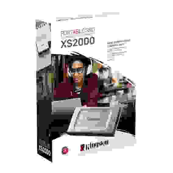 Твердотельный накопитель SSD Kingston PORTABLE 1.8" USB 3.2 Gen 2x2 4000GB, R/W 2000/2000, SXS2000 RTL